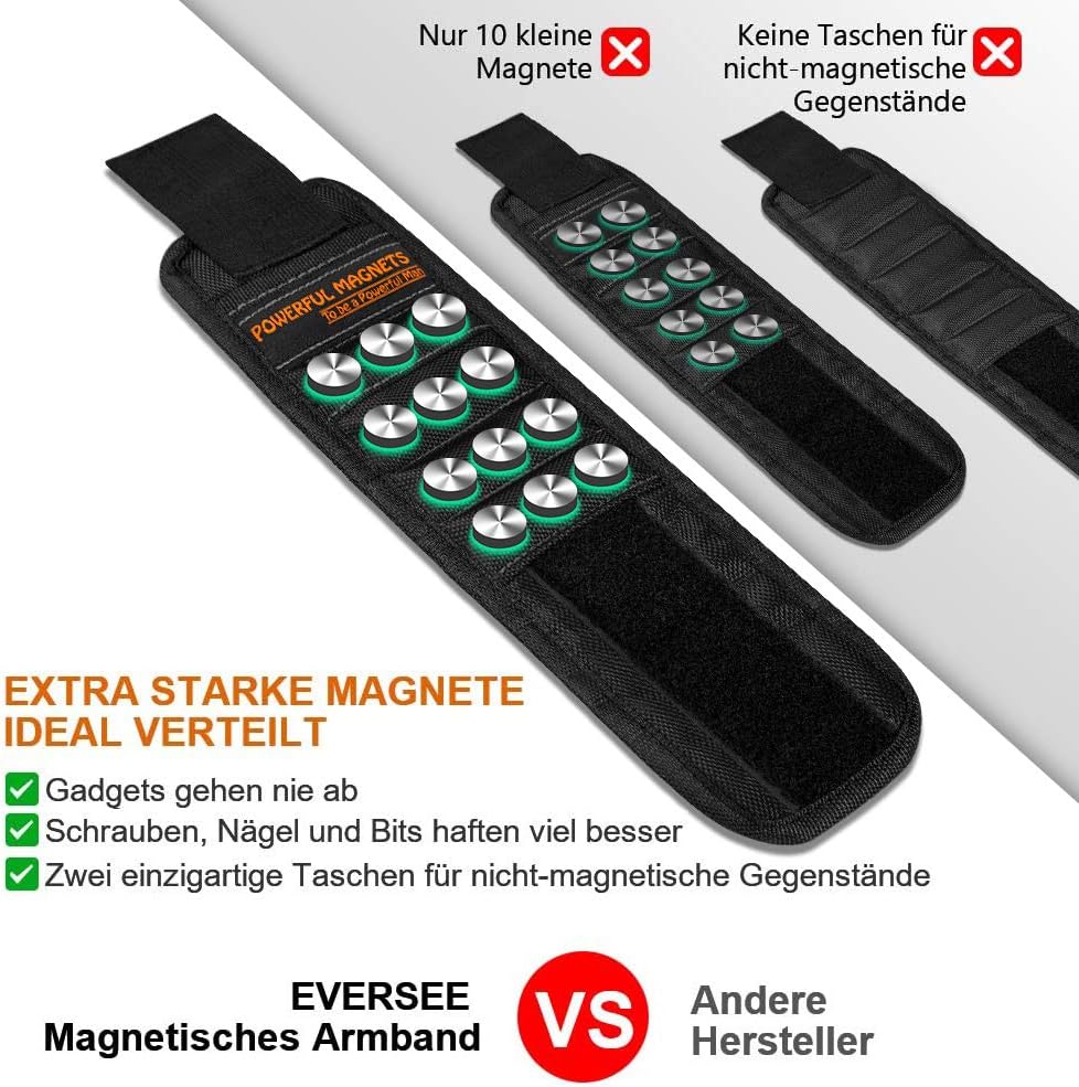 Praktisches Magnetarmband: Das perfekte Vatertagsgeschenk für Papa und Opa!