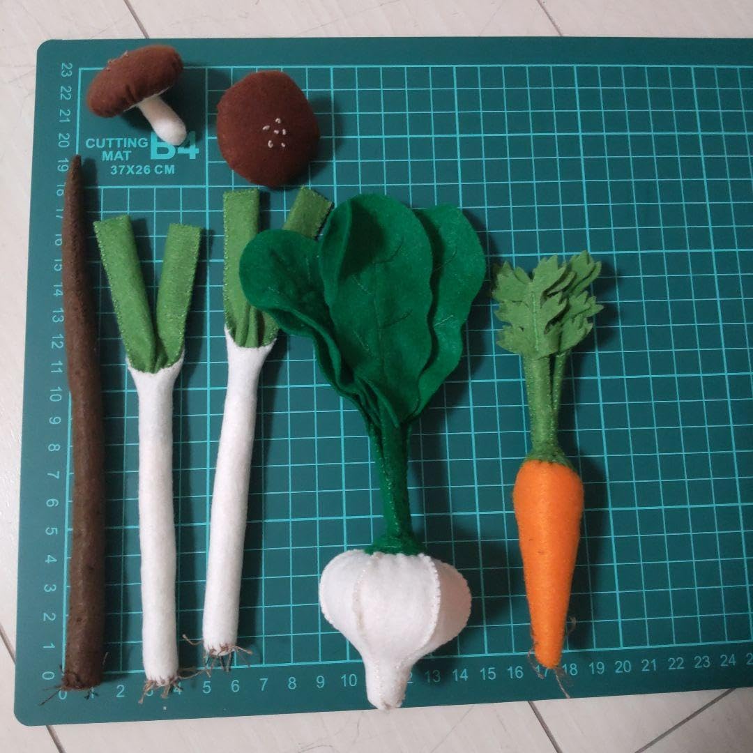 野菜と果物 平面 フェルト ままごと食材 - きらりん工房 | minne byGMO