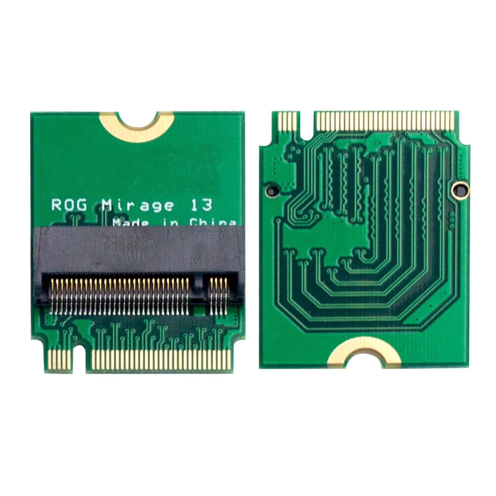 Suckoo for Rog Mirage 13 Laptop 2230 to 2280 SSD Hard Drive Adapter Expansion Card NVME M-Key M.2 PCIE 4.0 Gold Finger Expansion Board Card Upgrade Converter 180 Degree Reverse Laptop Accessories