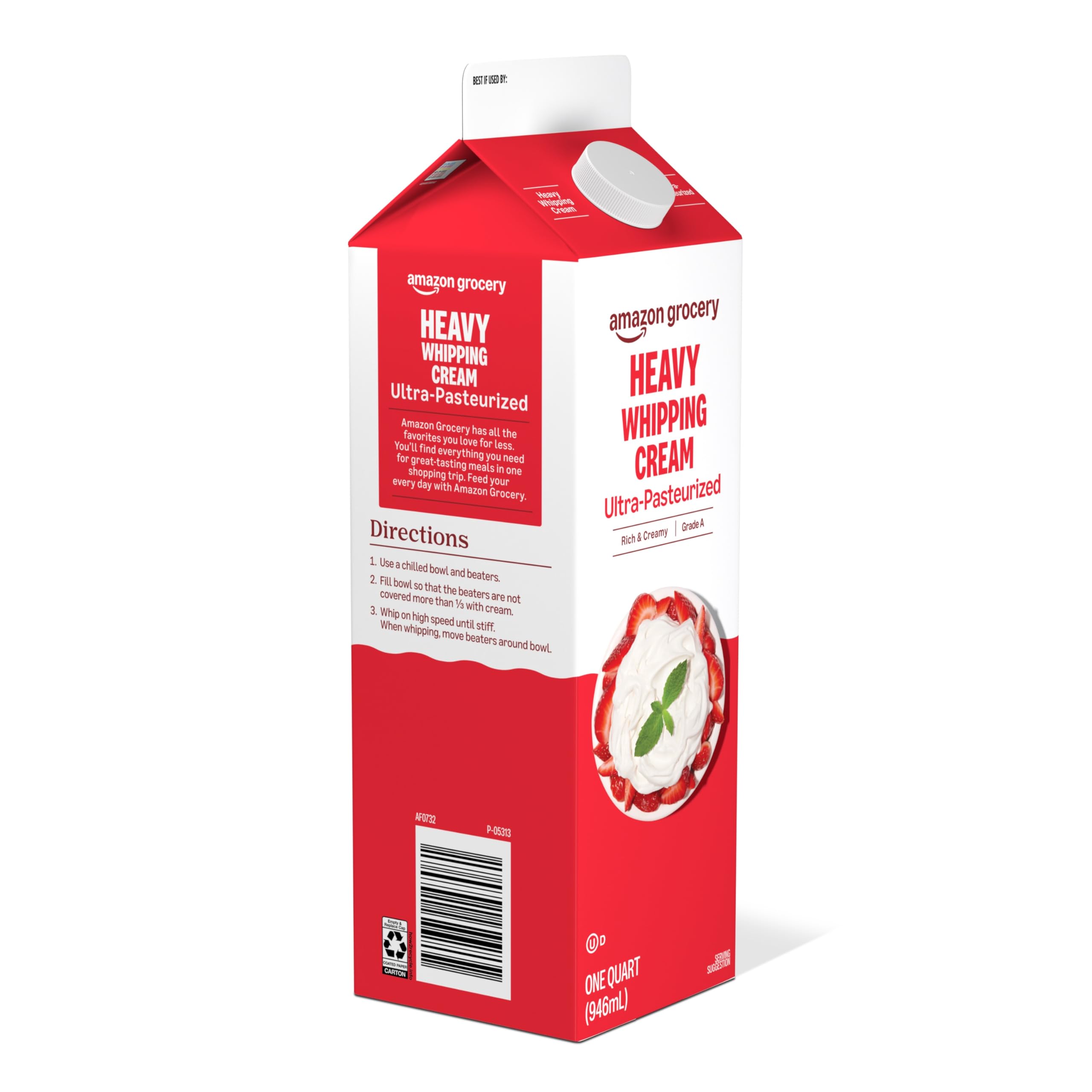Amazon.com: Amazon Grocery, Heavy Whipping Cream, Ultra