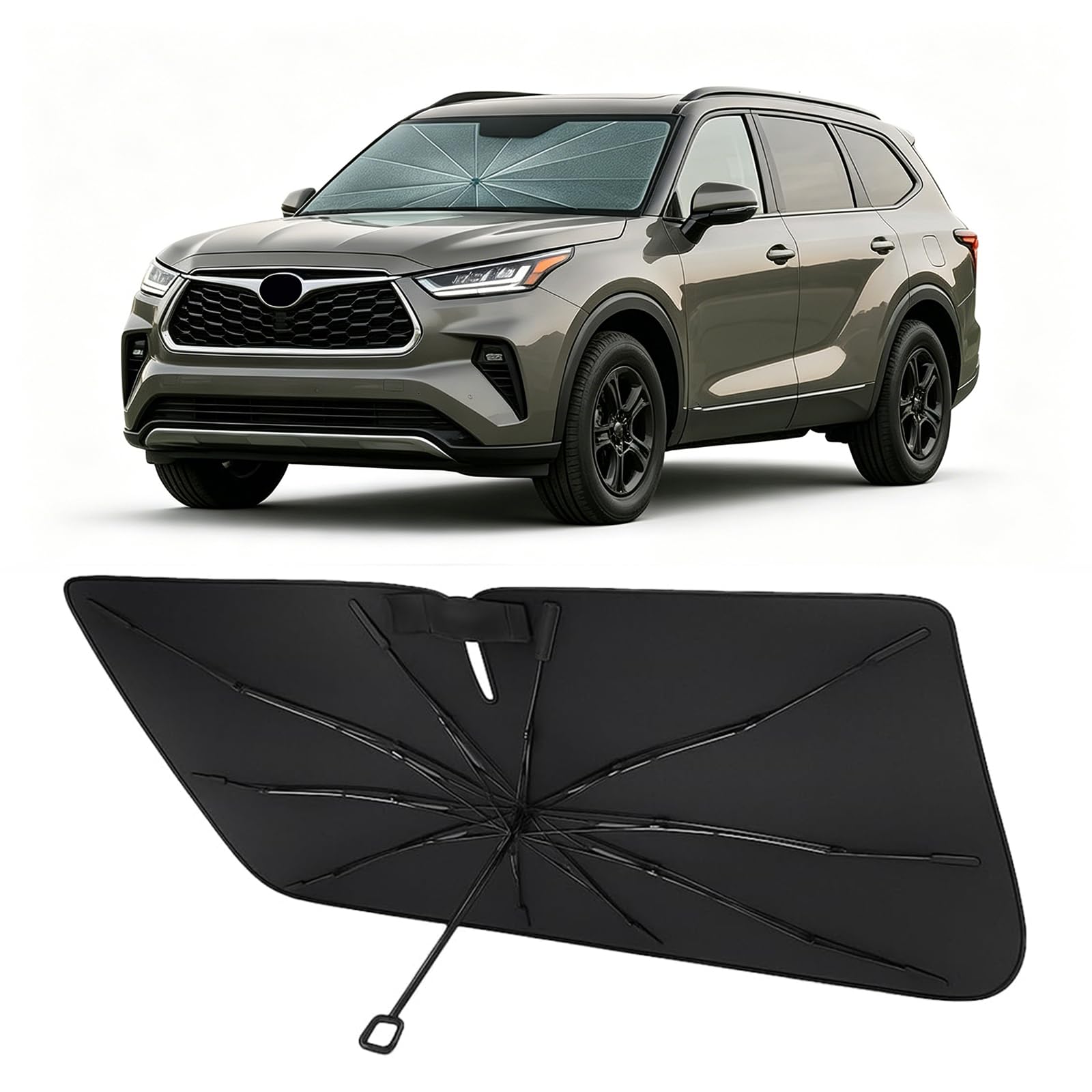 Proadsy 2020-2026 Highlander/2024-2026 Grand Highlander Windshield Sunshade