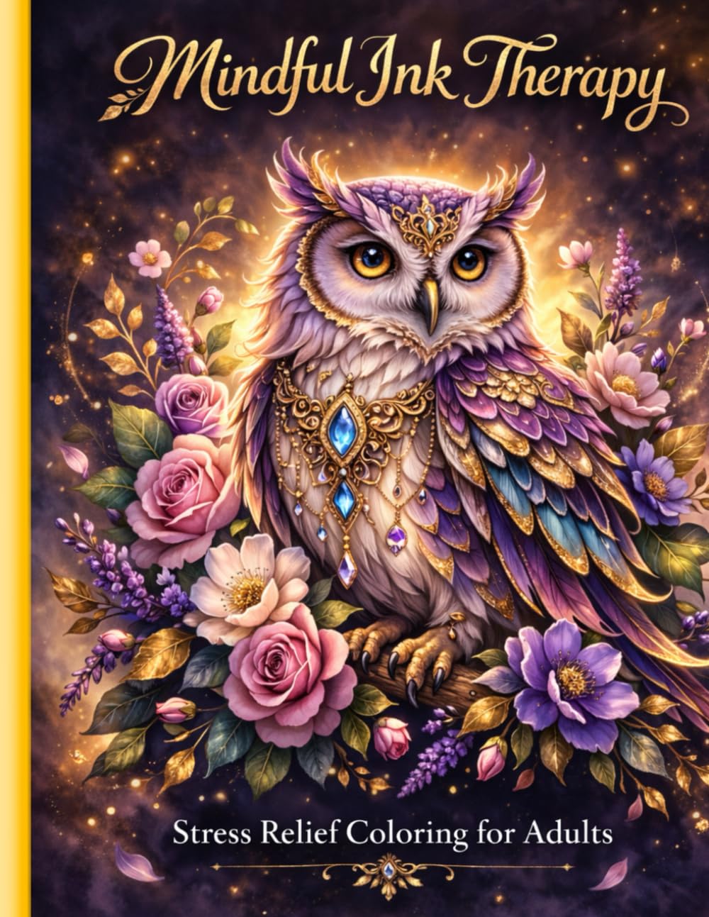 Mindful Ink Therapy: Stress Relief Coloring For Adults