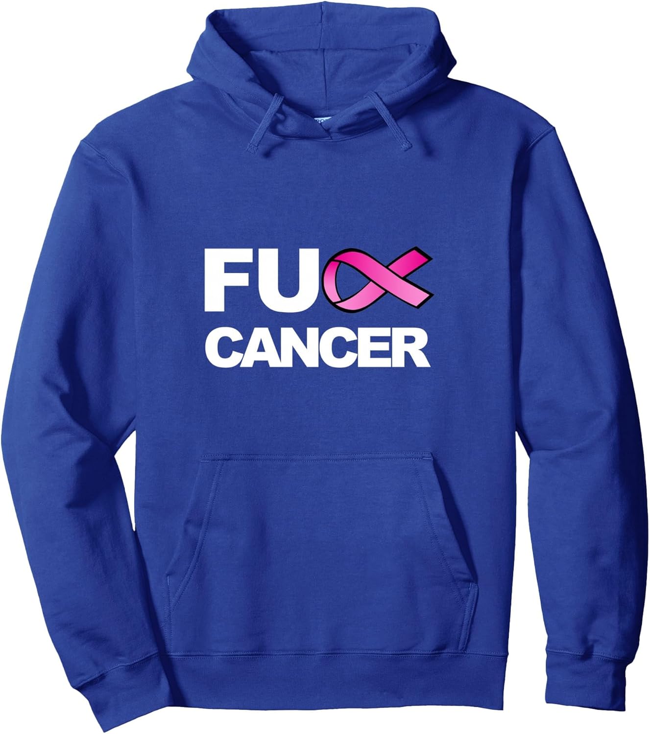Fuck Cancer Tshirt for Breast Cancer Awareness Hoodie Pullover Hoodie