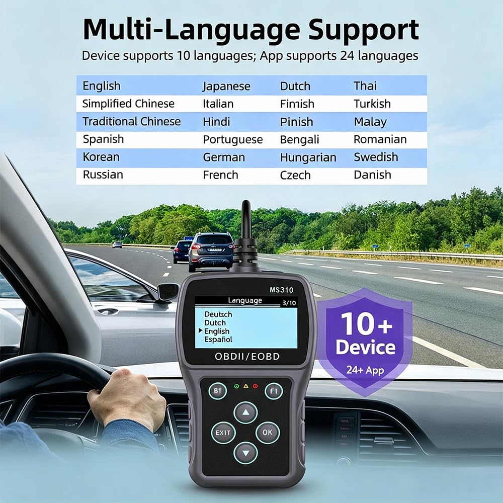 OBD2 Auto Diagnostica per Chrysler 300 Touring/300M | Strumento Diagnostico OBD2, Lettore di Codici Motore, Facile Lettura Codici Errore, Portatile Diagnosi Auto
