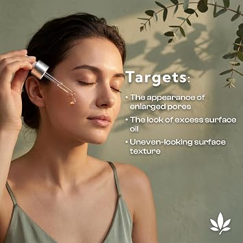 Pores Care Serum - %100 Ozonize Zeytin, Susam, Argan ve Jojoba Yağı, Gözenek Karşıtı Bakımı, Matlaştırıcı ve Yumuşatıcı Yüz Yağı, Yağlı ve Karma Cilt Bakım Serumu, 30 ml