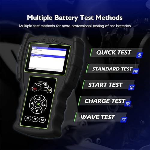 Miniatura 6 de Herramienta de prueba de diagnóstico del motor del sistema de motocicleta M100 Pro Moto Scanner 3.5 '' Lectores de código de pantalla Herramientas