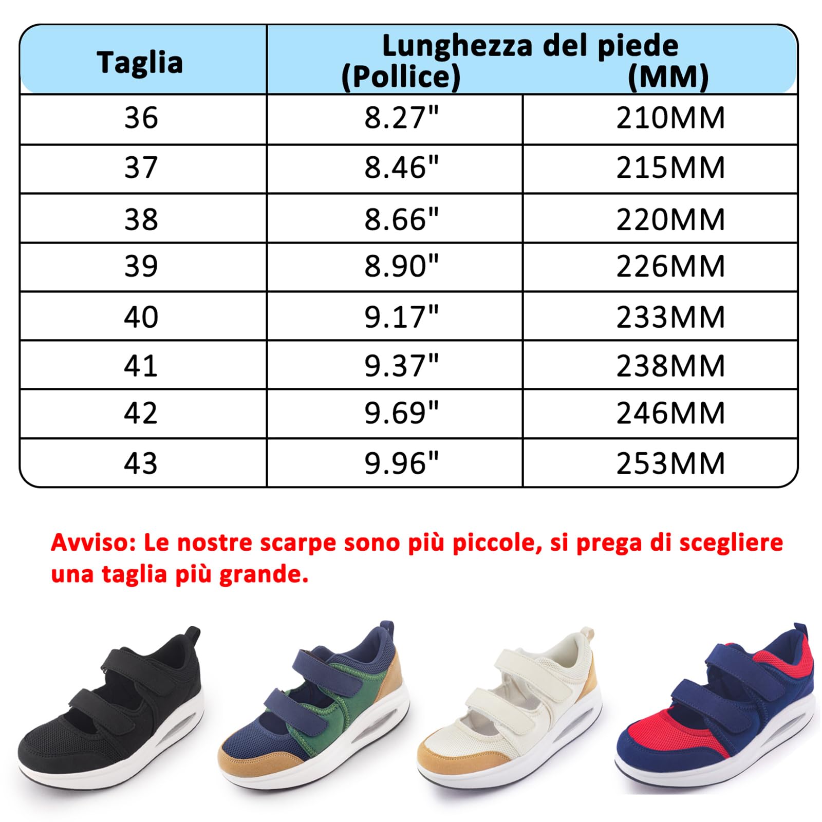 Sandali Sportivi Donna Scarpe da Lavoro da Infermiera Traspiranti Regolabili Comode Camminate Casual Plantari da Allattamento Scarpe Leggere Artrite, diabete, fascite Plantare Sneaker
