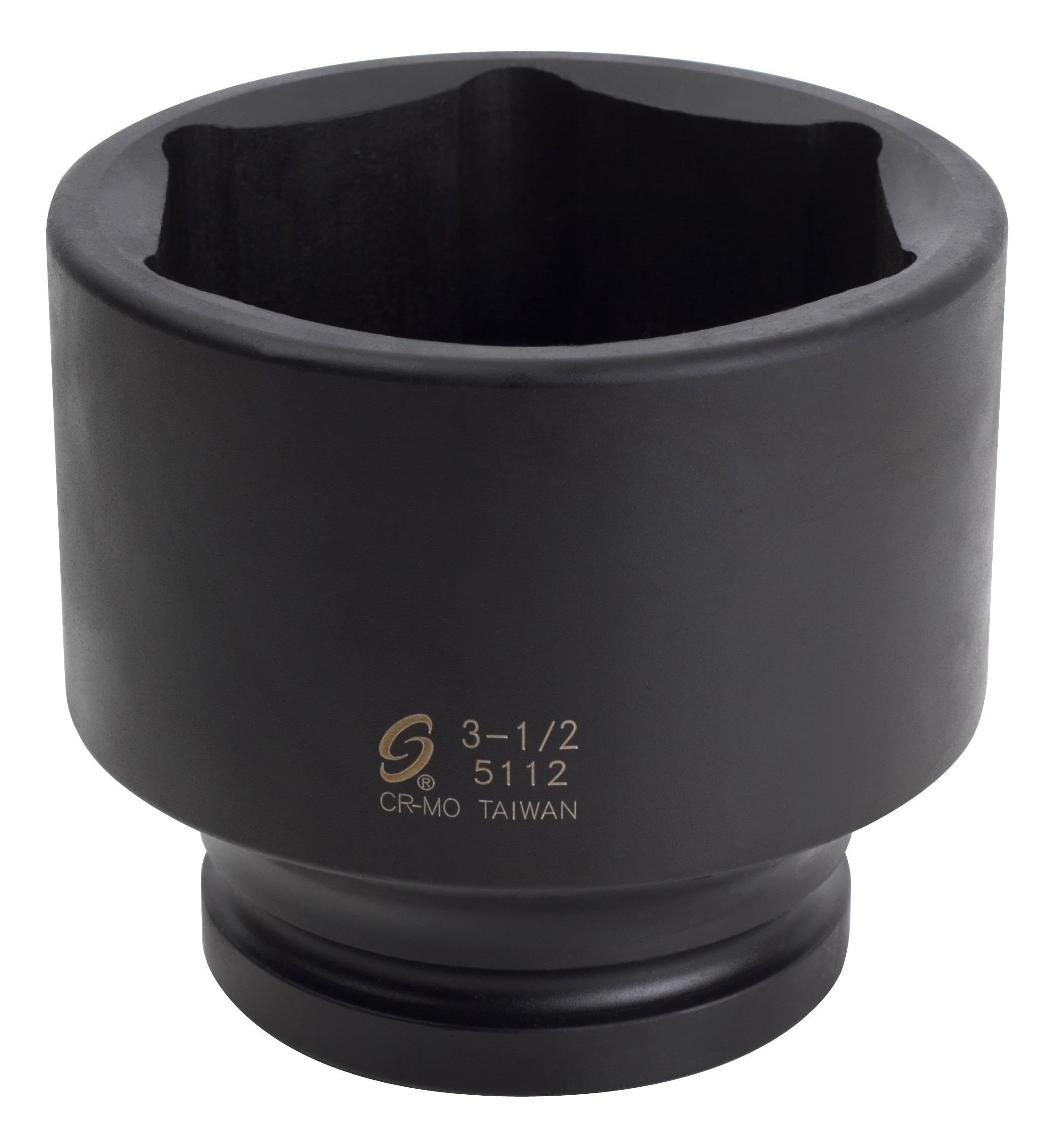 Sunex 5112 1" Drive Standard 6 Point Impact Socket 3-1/2"