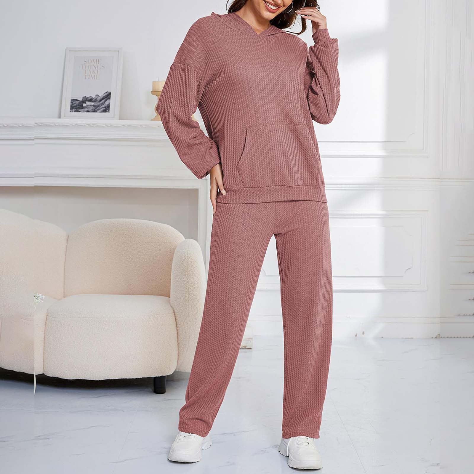 Generisch Pigiama da donna a maniche lunghe, elegante e caldo