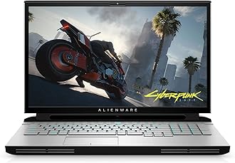 New Area 51M Gaming Laptop, 17.3" 300hz 3ms FHD Display, Intel Core i7-10700K, Nvidia GeForce RTX 2070 Super 8GB GDDR6, 1TB SSD, 16GB RAM, Lunar Light (AWARR2-7323WHT-PUS)