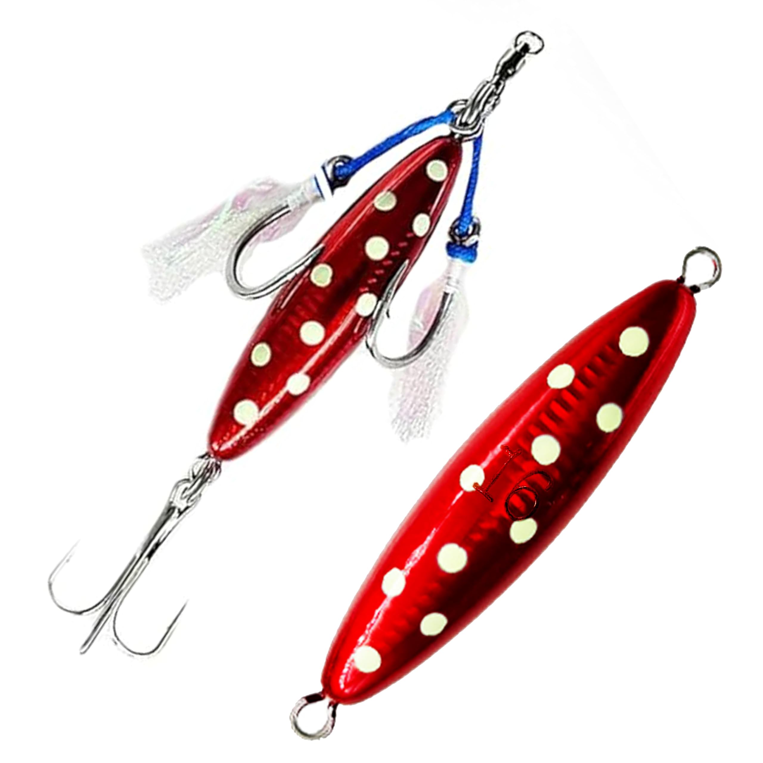 commercial tuna lift pole fishing jigs for sale Hogy Harness Jig, 6oz, Olive Silver angle reflections UVT Fishing - Captain Cory's