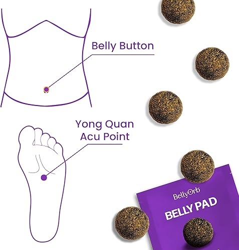 Miniatura 5 de LURE Essentials Belly Orb - Adhesivo BellyOrb, funciona para hombres y mujeres con ajenjo, clavo, canela, jengibre, 30 piezas