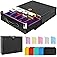 Trading Card Organizer, Collapsible MTG Deck Box, 5 Rows 3900+ Sheet Capacity, for Top Loading Commander Box, YuGiOh, TCG and