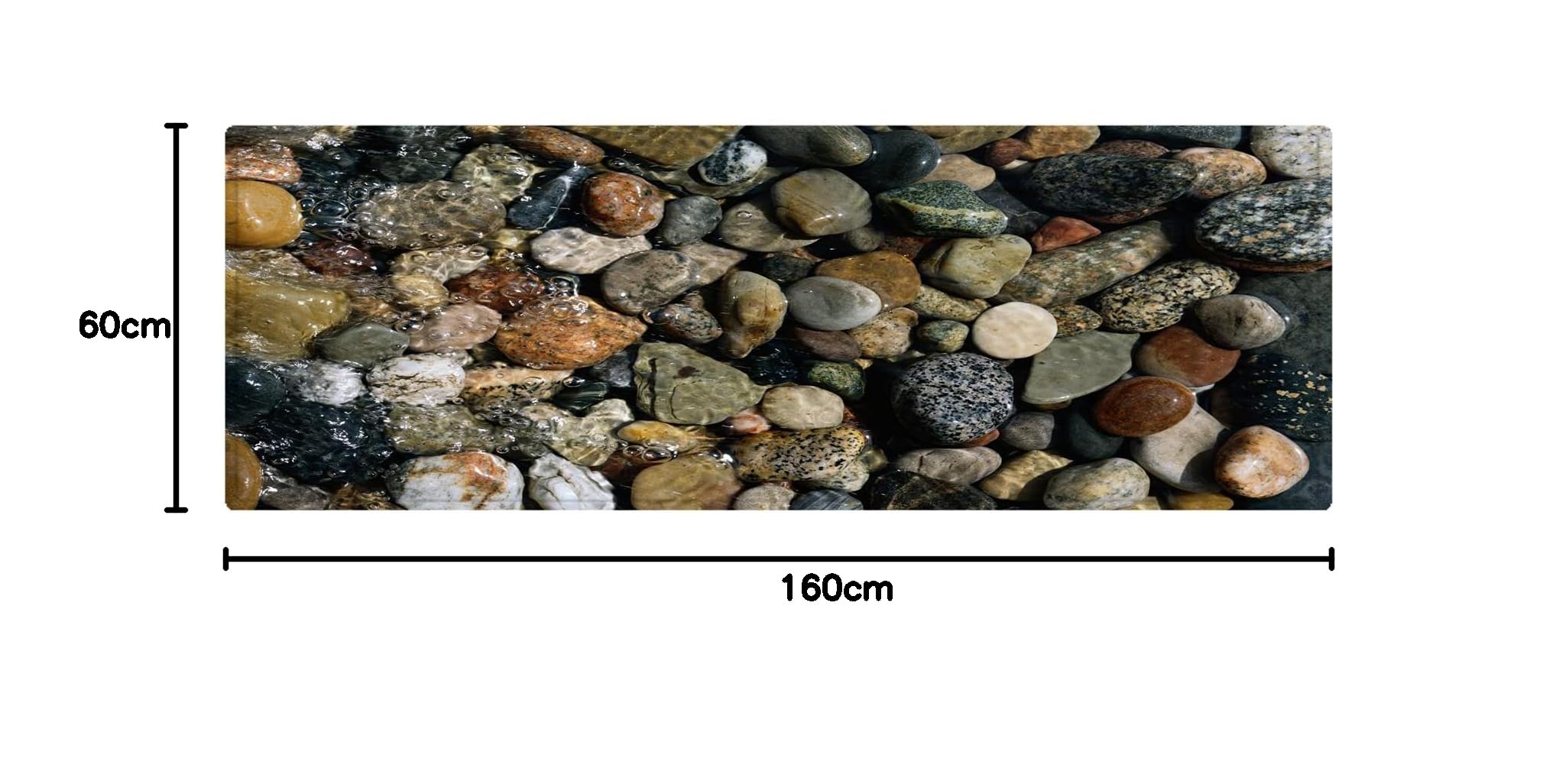 Alfombras de baño, antideslizantes, suaves y absorbentes, de espuma viscoelástica, para baño, bañera, ducha, 71 x 24 pulgadas