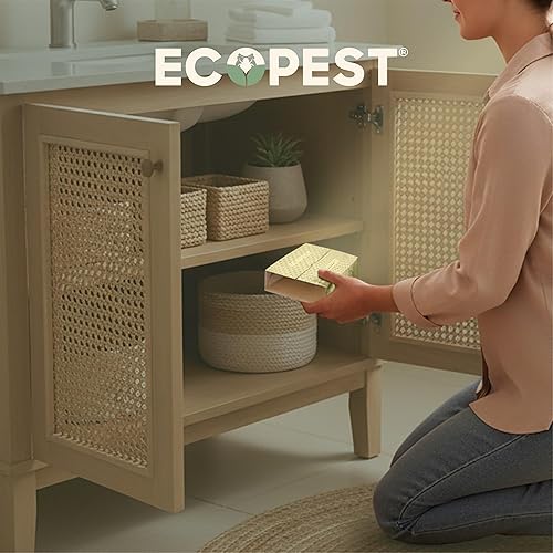 Miniatura 9 de Trampa para cucarachas  Paquete de 12  Trampas adhesivas de pegamento para interiores para cucarachas y otros insectos e insectos rastreros  Motel