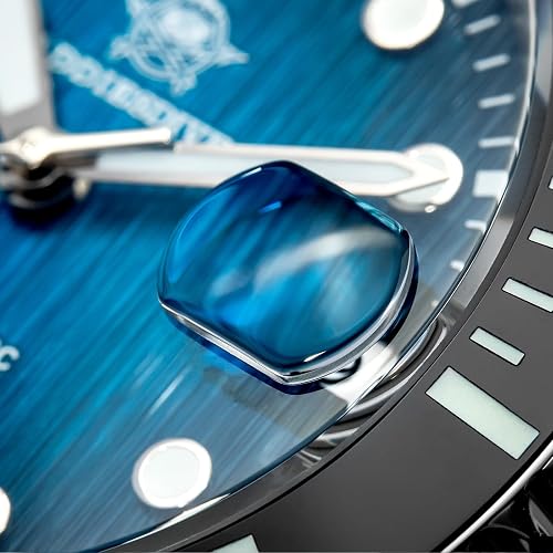 ADDIESDIVE Men's Automatic Diving Watch 8215 Mechanical Movement 200m Waterproof Analog Watch Ceramic Bezel Sapphire Crystal BGW9 Luminous Stainless Steel Strap AD2536 - 3