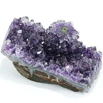 水晶クラスター　アメジスト、方解石 ルチルクォーツ金針水晶・各種粒売りならパワーストンーン