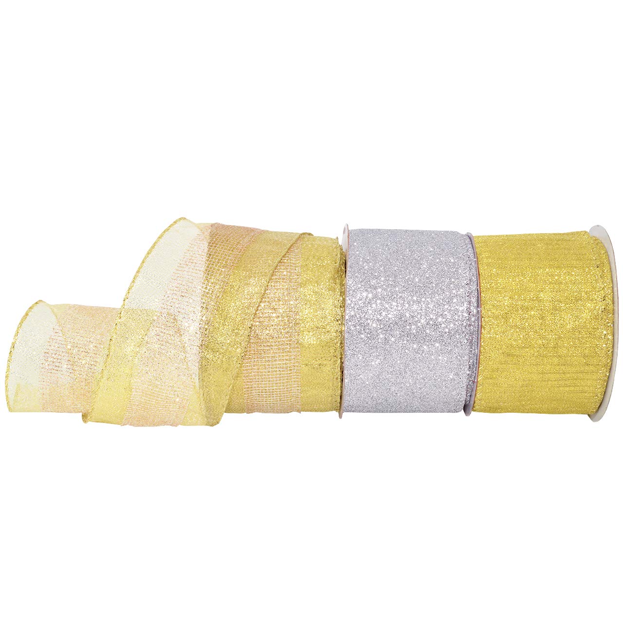 Ruban Morex blush or en tissu pour sublimer vos tables de fête