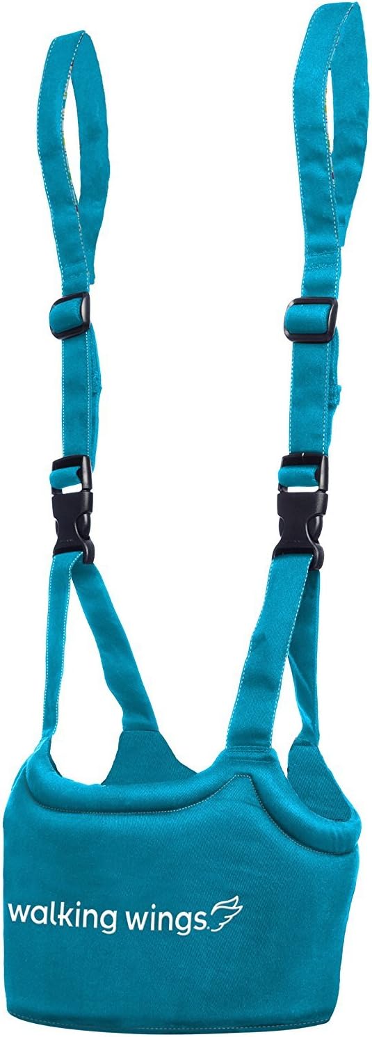 UpSpring Baby Walking Wings Learning to Walk Assistant and Toddler Harness, Blue