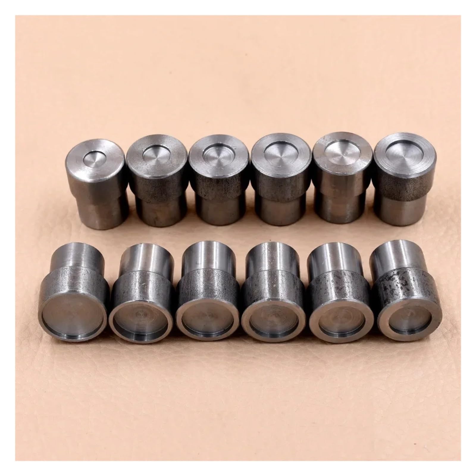 Snap Fasteners Botón Die Molde de broches presión 8/10/12/14/15/17/20 mm | Moldes de remaches de metal, molde de hebilla de superficie presionado a mano(14MM 15MM 16MM)