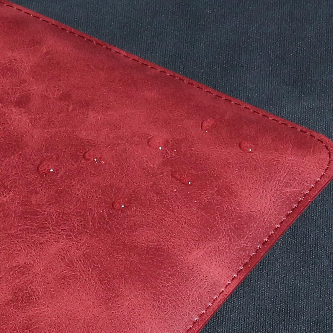 Leather Laptop Sleeve Compatible with MacBook Pro 16 Inch M4 M3 M2 M1 Pro/Max&MacBook Air 15 Inch M4 M3 M2, Genuine Leather Protective Case Cover,Red - Image 7