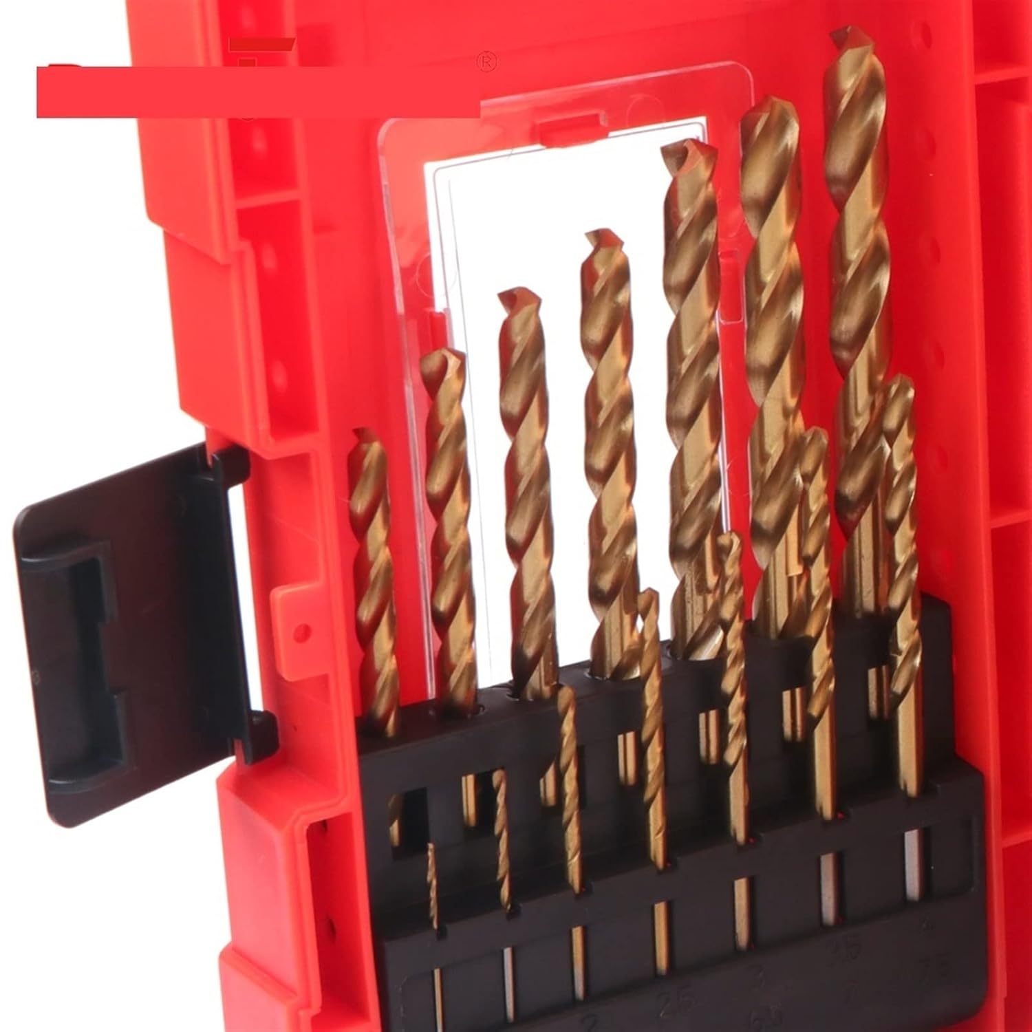 19PCS 1.0-10mm Drill Bits High Speed Steel M2 Fully Ground Twist Drill Bits for Cast Iron Metal Wood