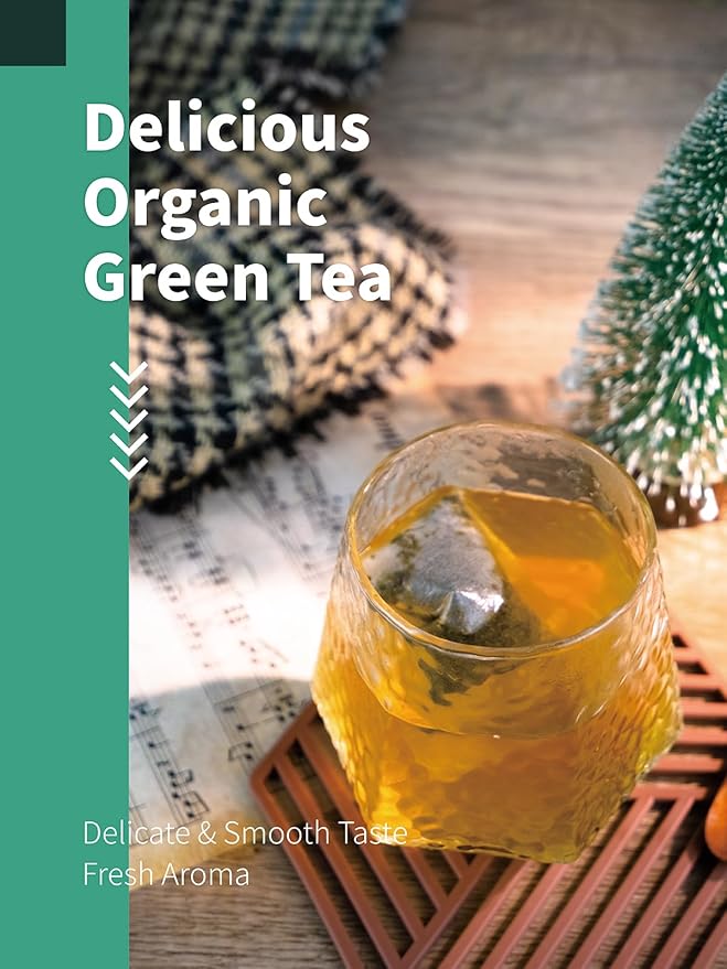 Experience the refreshing and mild taste of HYNTMYT organic green tea, made from fresh spring tea buds. This tea boasts a smooth flavor with a hint of freshness that pairs perfectly with a squeeze of lemon or a drizzle of honey. Certified USDA Organic, you can trust that this tea is of the highest quality, ensuring a healthy and enjoyable drinking experience.