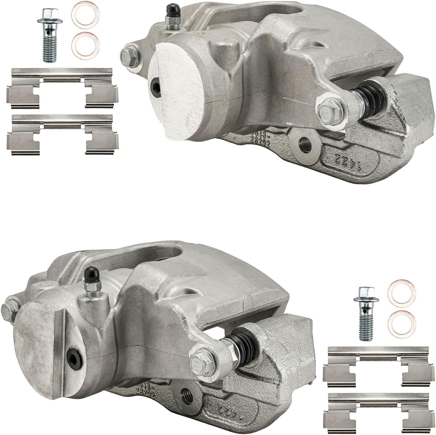 PHILTOP Front Brake Caliper Compatible with 2008-2011 Focus, 18-B5068, 18-B5069