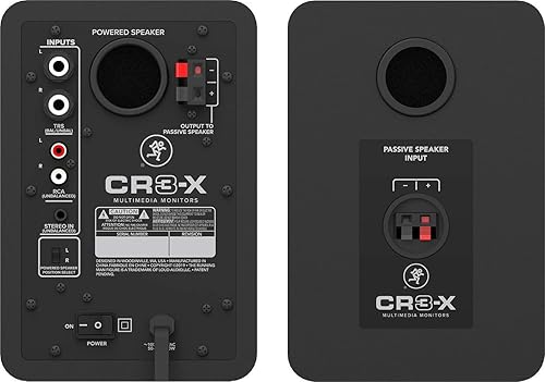 Vista 3 de Mackie CR3-XBT 3 pulgadas, monitores multimedia