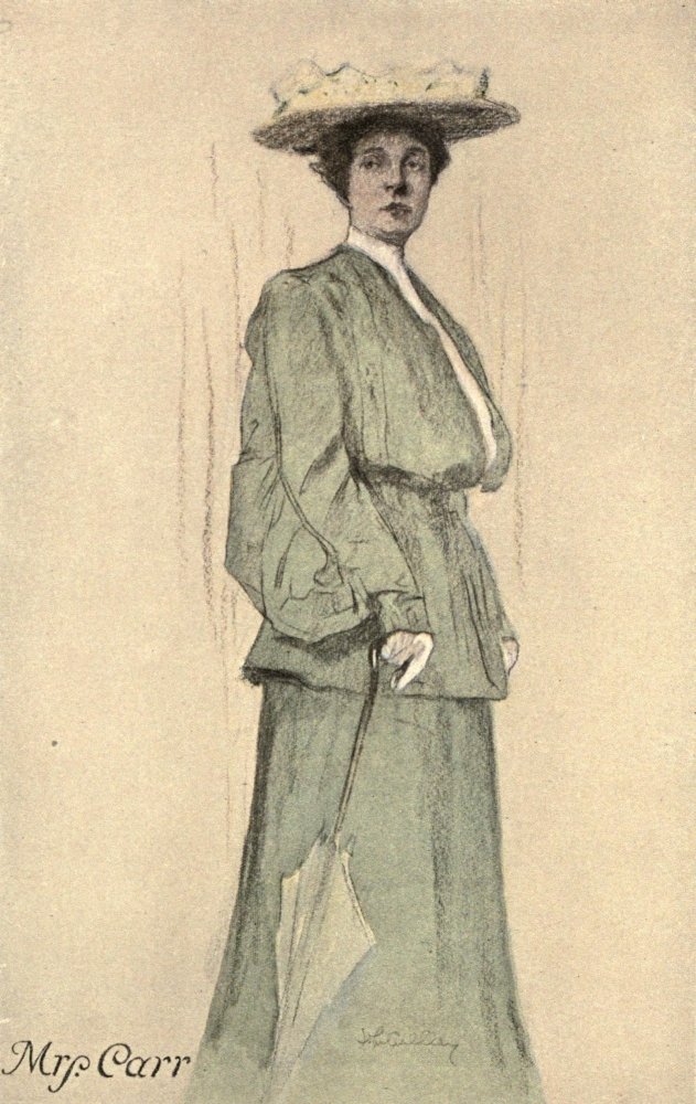 Posterazzi Zelda Dameron 1904 Mrs Carr Poster Print by John Cecil Clay, (18 x 24)