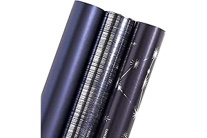 Starry Sky Wrapping Paper Roll - Galaxy Wrapping Paper