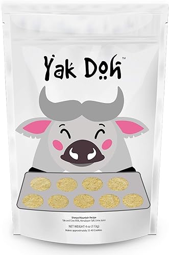 Yak Doh 4oz - Masa de galletas de leche de yak/vaca para perros
