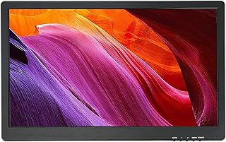 21.5in Full HD LED Monitor, 1920 X 1080 16:9 Color Computer Monitor, Ultra Slim Screen Ultra Wide Viewing Angles, VGA AV BNC USB DC Ports, Built in Speaker, 60Hz Refresh Rate (UK