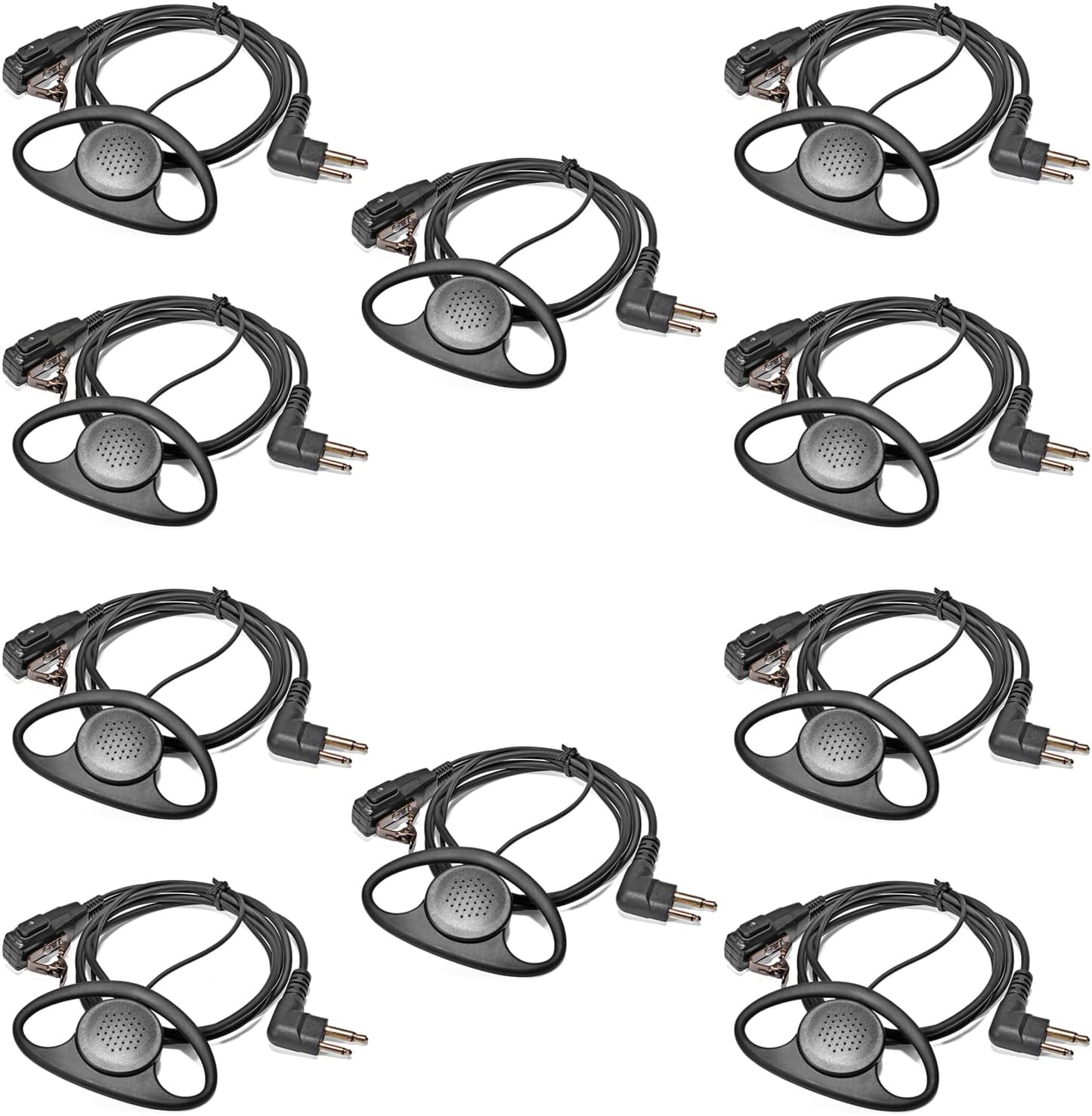 HYSHIKRA D Shape Radio Earpiece