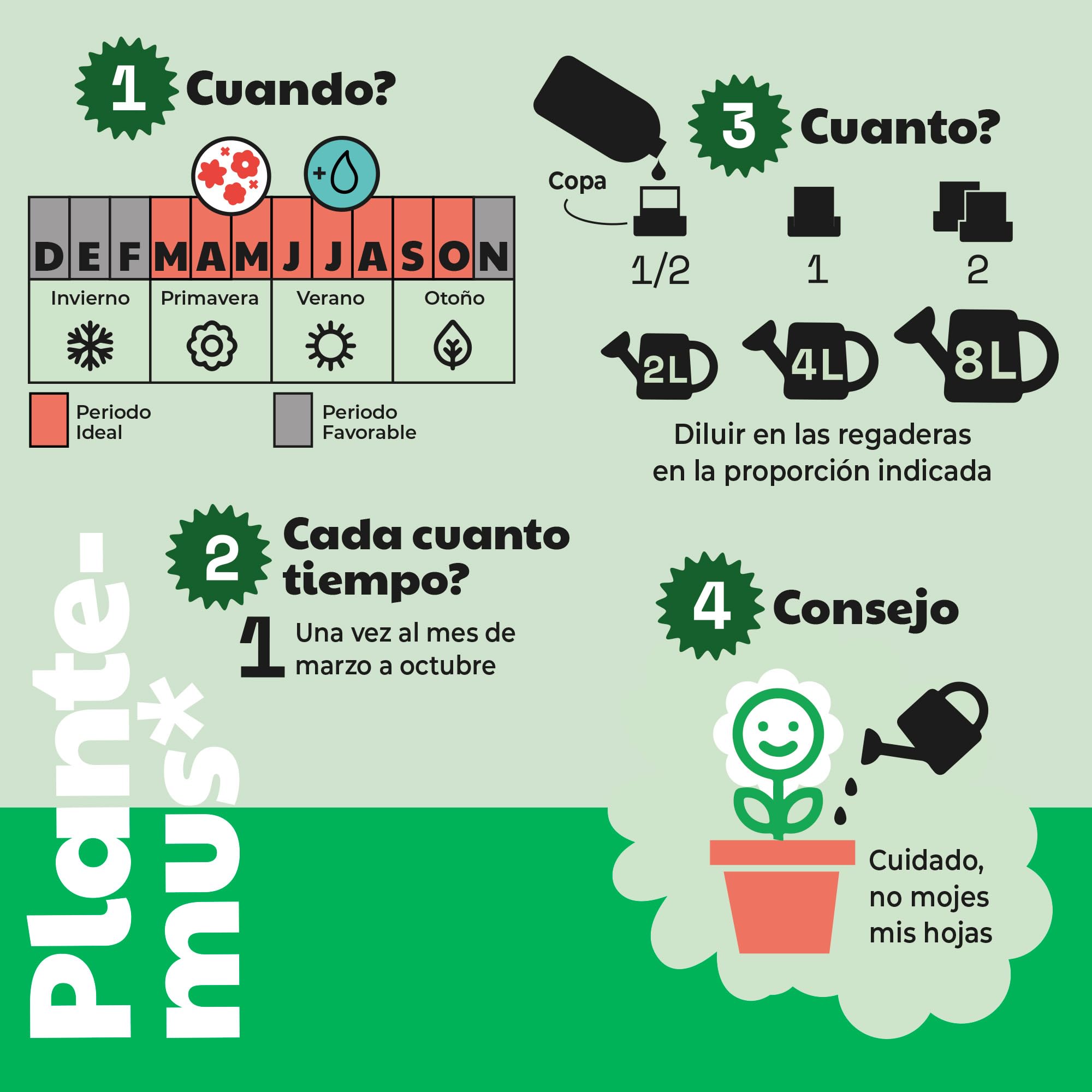 PLANTEMUS Abono Huerto para Tomates, Pimientos, Fresas, Hortalizas, Verduras. Fertilizante Granulado Azul para Cosechas Abundantes (Huerto BiOrganic 1L)