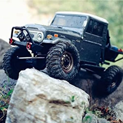 Miniatura 8 de 110 RC Crawler Car Clear Body 1965 Toyota FJ40 Truck Cab PC Cuerpo transparente para RC Crawler Axial SCX10 Traxxas TRX4 YIKONG 4102 RGT 86100