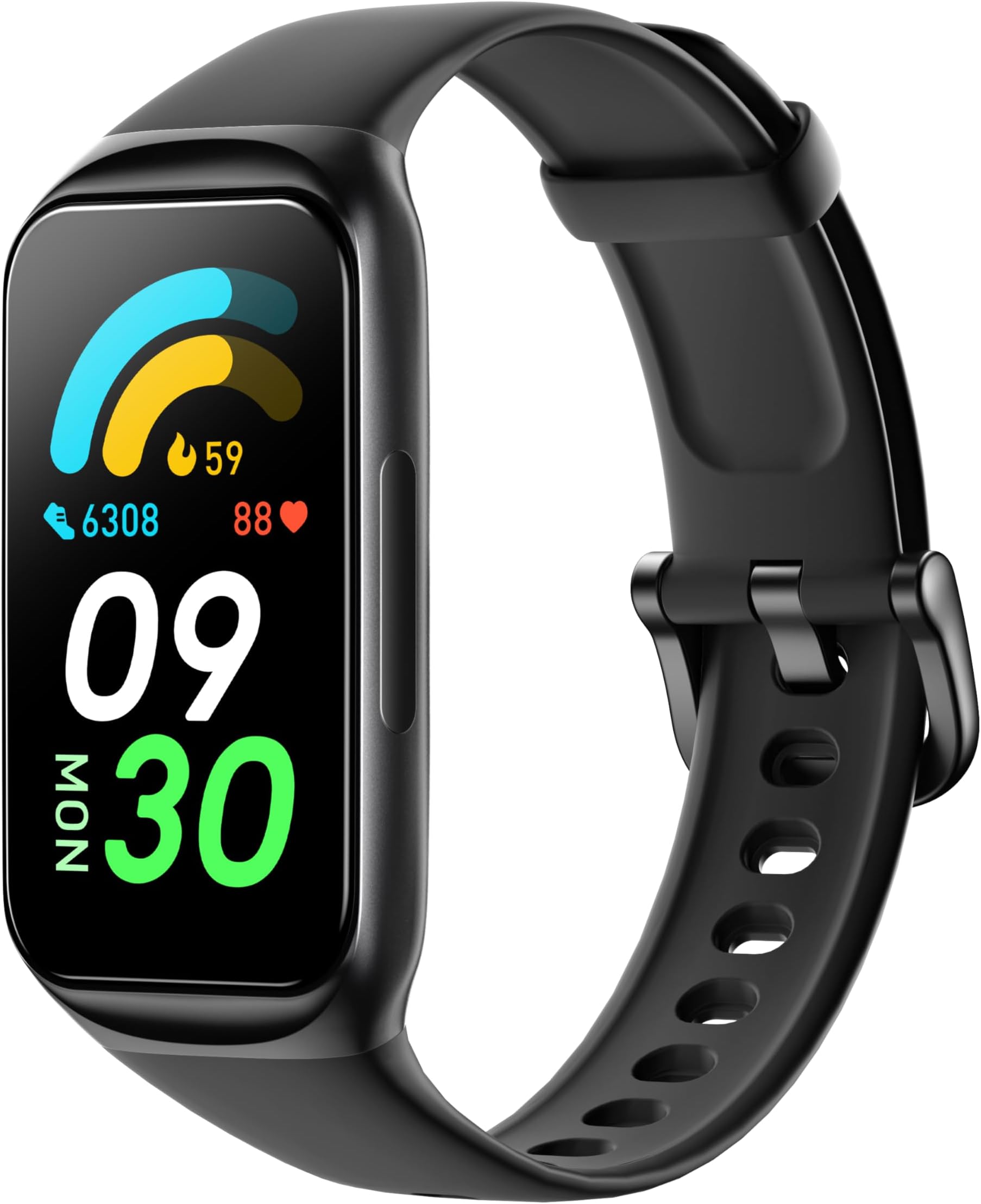 Montre bracelet intelligente avec écran couleur, moniteur de pression artérielle et de fréquence