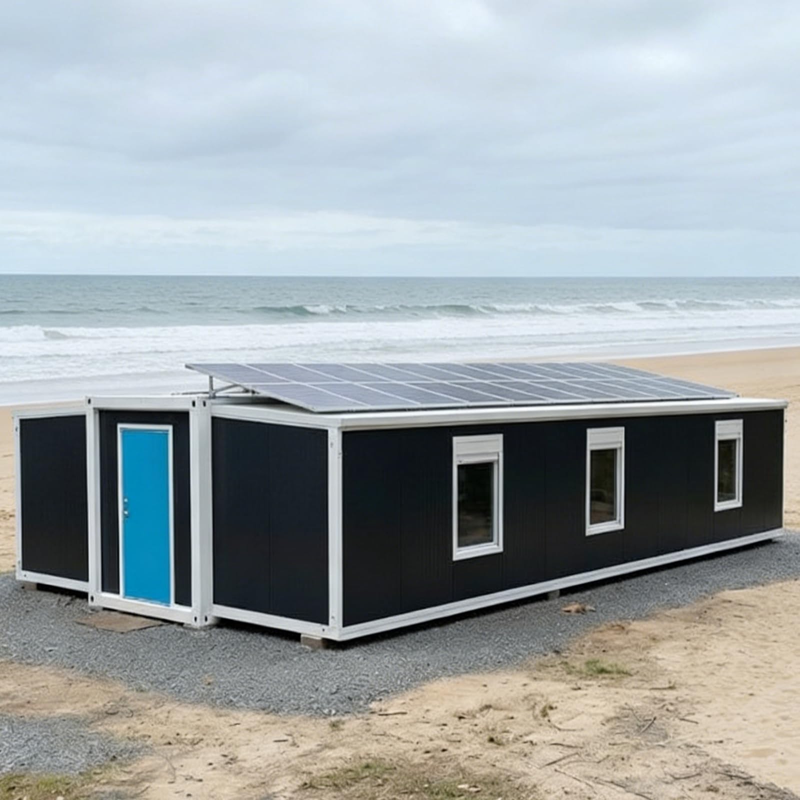 20FT/40FT Luxury Prefab Tiny Home Expandable Foldable Container Tiny House with Kitchen Bathroom Bedroom Solar Ready Portable Mobile Villa Modern Tiny Living Solution