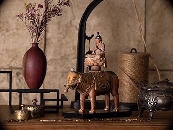 Amazon｜イスムTanaCOCORO[掌] 普賢菩薩 騎象像 《佛法紹隆寺公認》＿