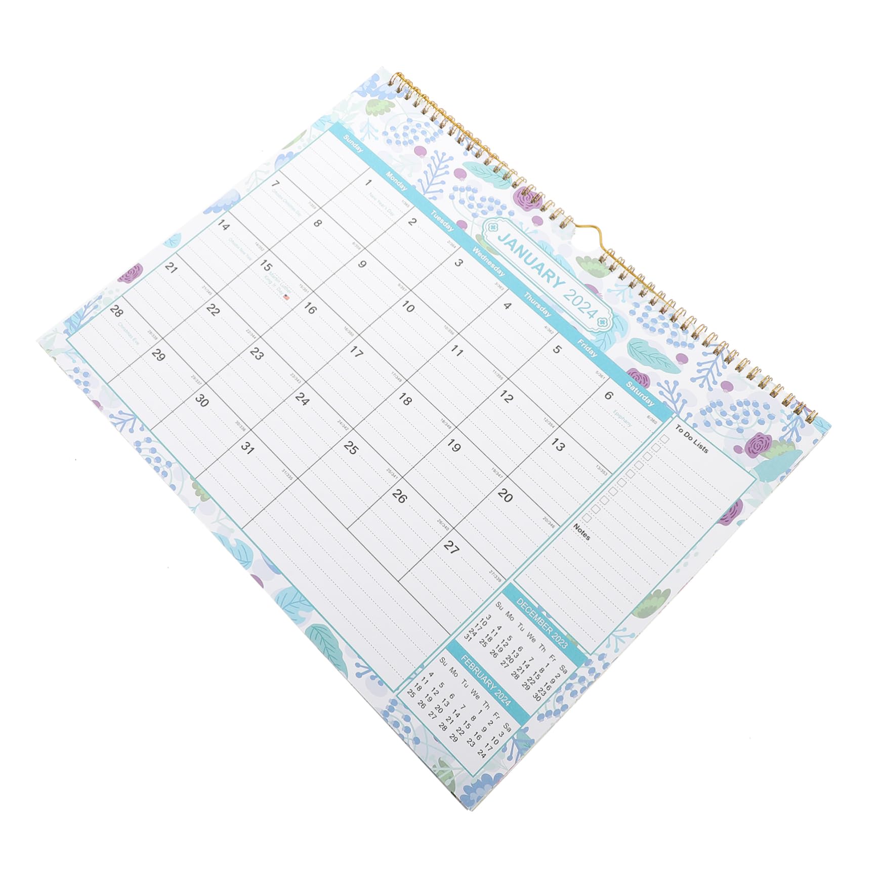 SEWACC 4 Piezas calendario inglés calendario de escritorio suministros para el hogar calendario de pared mensual 2023 calendarios de mesa calendarios mesa calendario de pared mensual 2024
