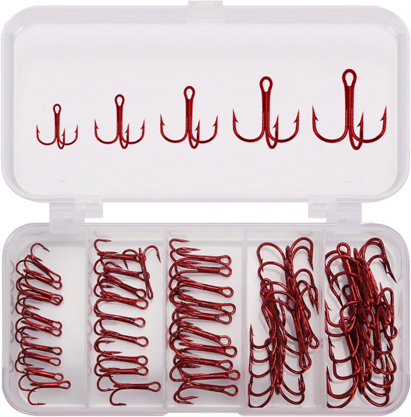 Wacky Weedless Angelhaken 30 Stück - Unkrautfreie Drop Shot Haken Aus Kohlenstoffstahl (Gr. 1/0-3/0)