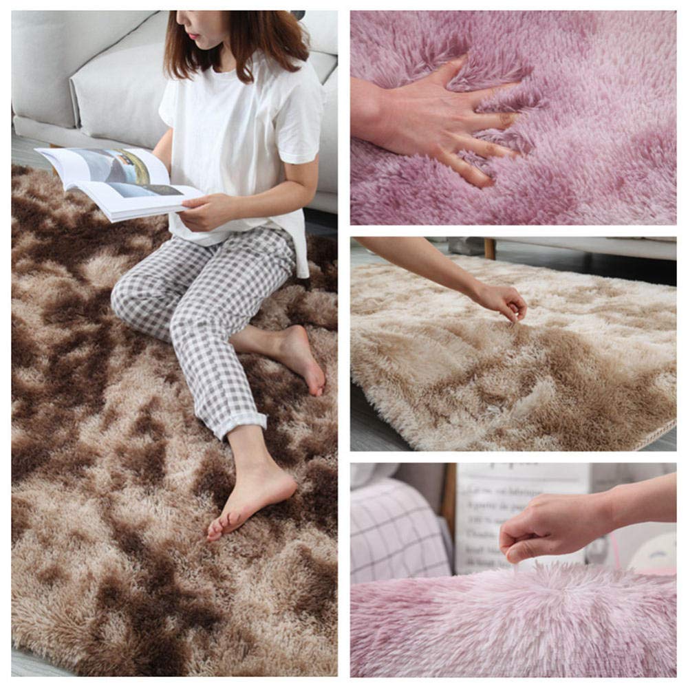 Amazon｜シャギー ラグ ソフト プレーン シック パイル,シンプル