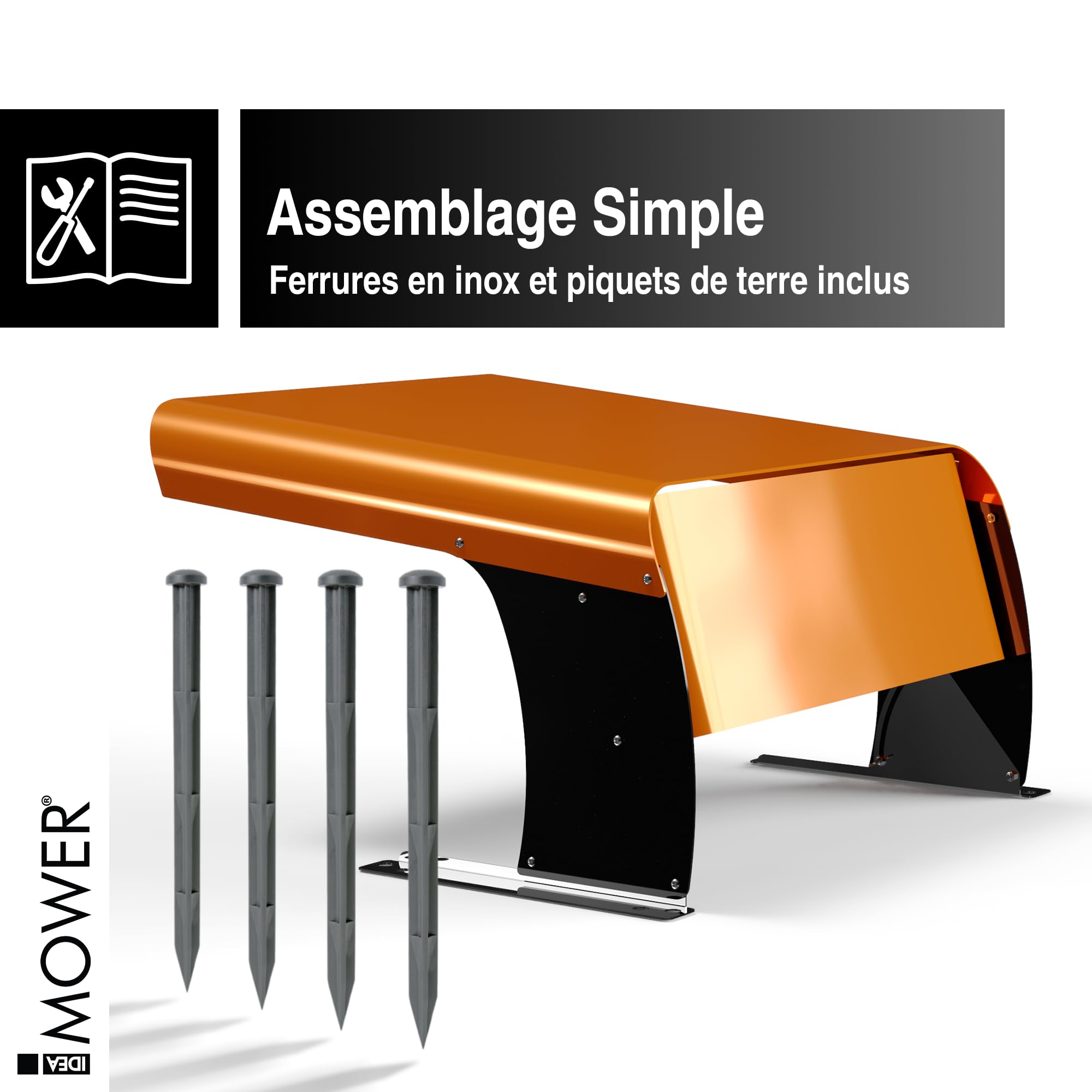 Idea Mower Abri Pour Robot Tondeuse Möbius Compatible Avec ECOVACS Goat