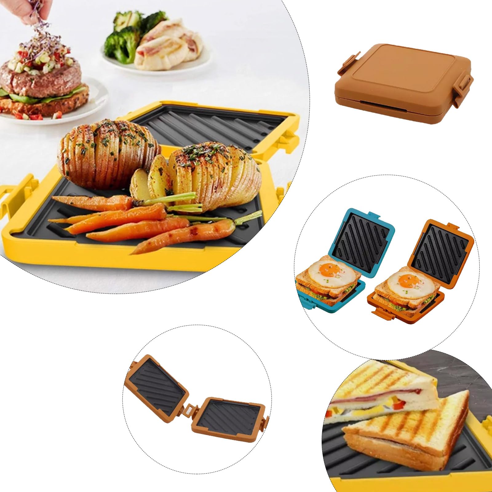 Sandwichera Microondas Sandwichera Para Microondas De Uds Con