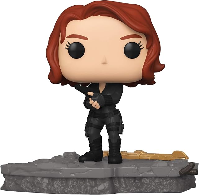 Funko 45075 Pop! Deluxe, Marvel: Avengers Assemble Series - Black Widow, Amazon, Exclusive, Figure 5 5 of 6