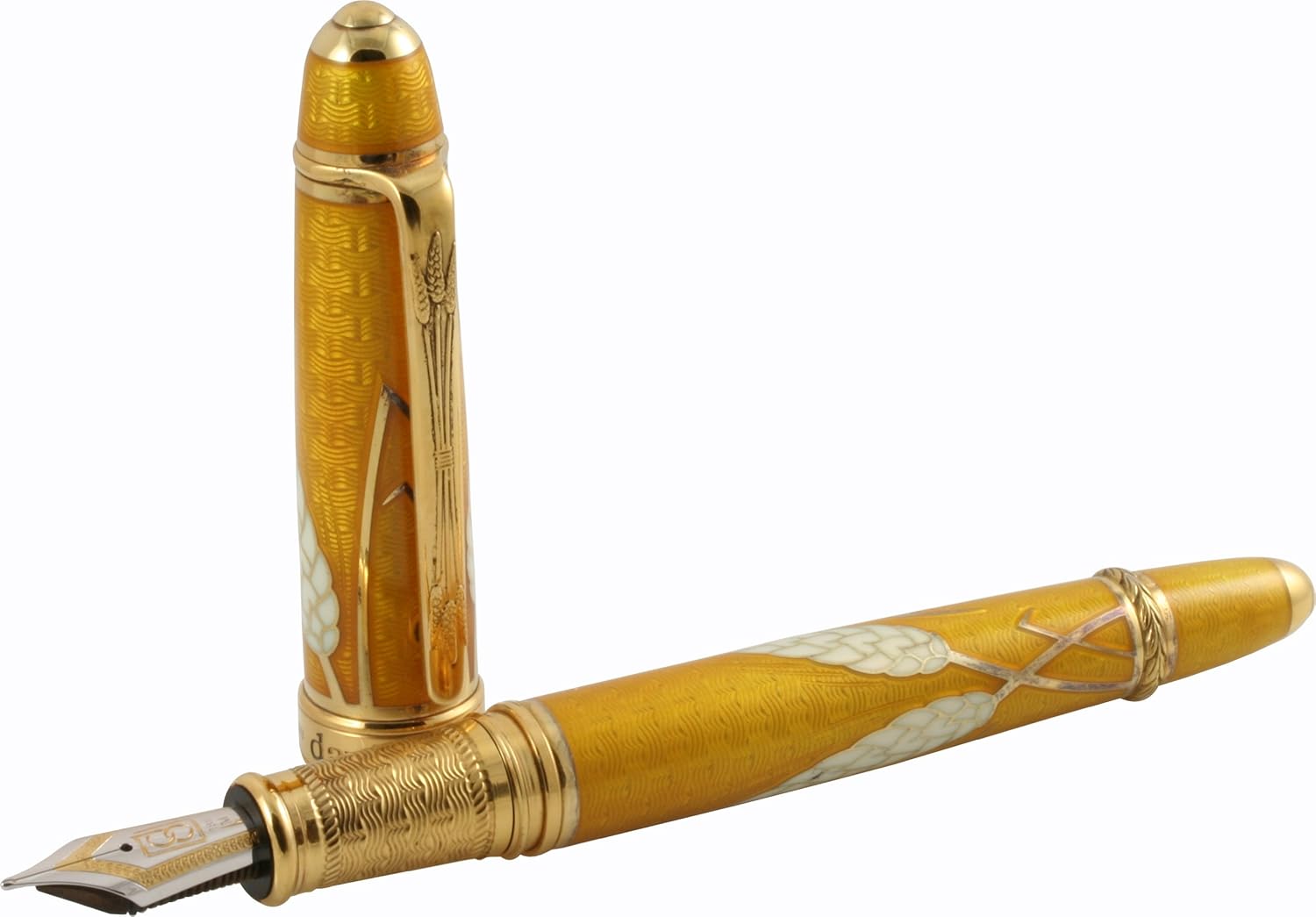 David Oscarson Harvest Autumn Gold Fine Fountain Pen Amazon.ca