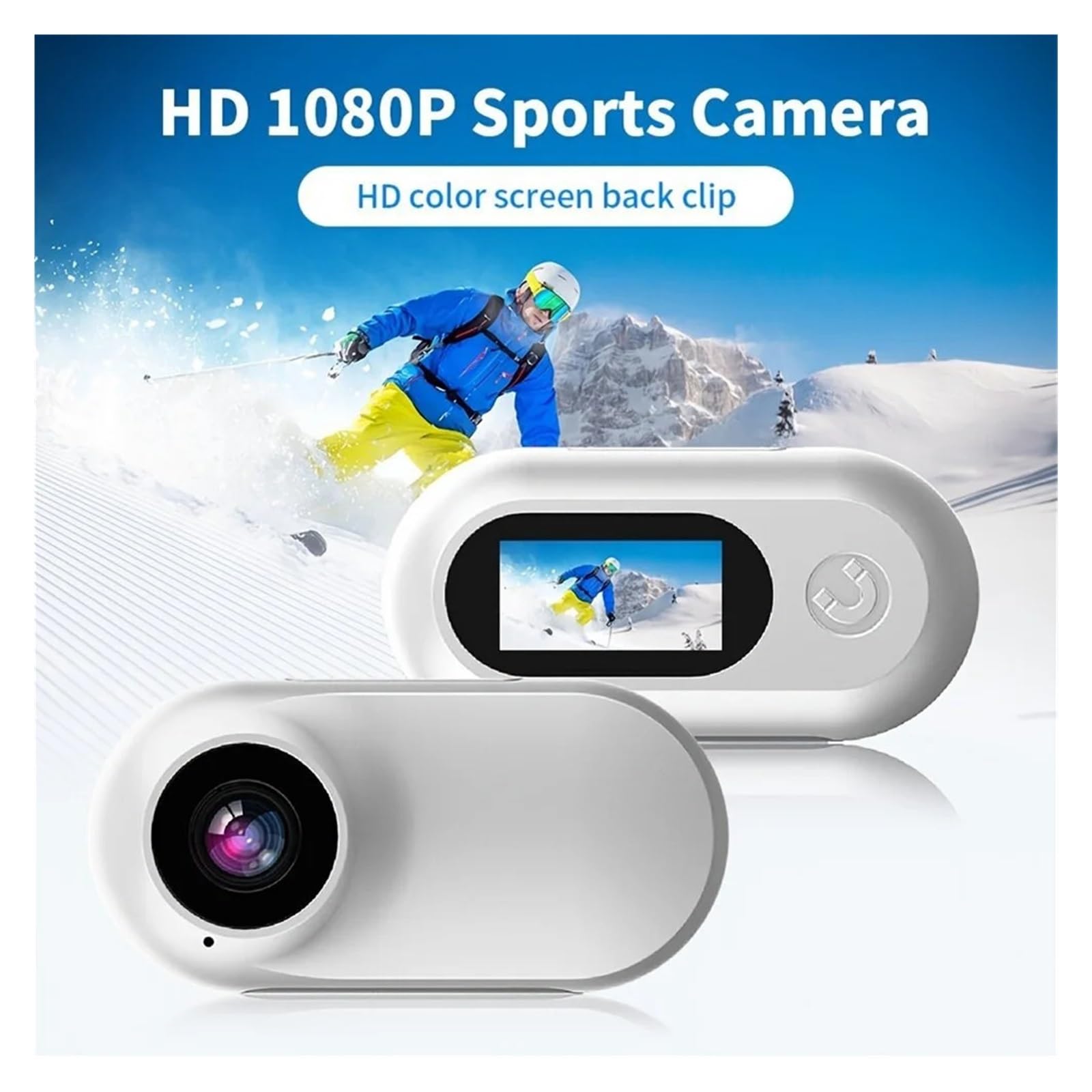 Azione Anti Shake Mini Macchina Fotografica 1080P HD Testa Montata Attrazione Magnetica Movimento Della DV Sport Video Recorder Casco Bici