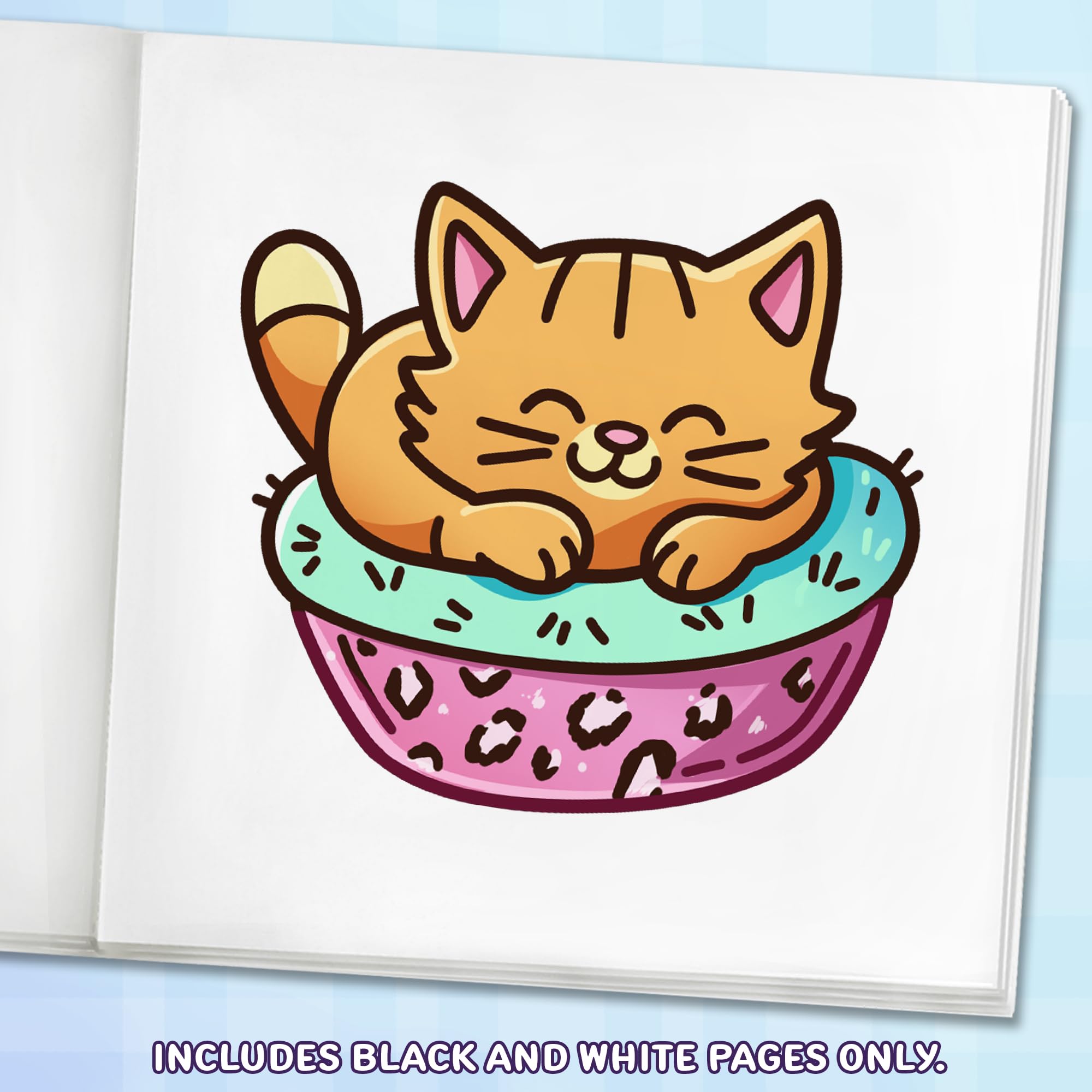 100 Bold Coloring Book: Simple, Easy, and Large Print Designs for Adults and Kids with Animals, Flowers, Food, and More! (Bold and Easy Coloring Books) - Image 4