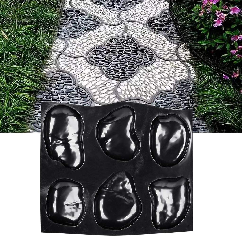 Stampo per mattoni di roccia in calcestruzzo per pietre in gesso e ciottoli per decorazione da giardino