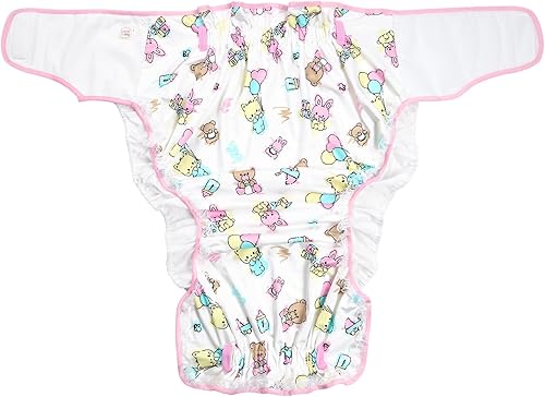 Miniatura 7 de Littleforbig Silky Adult Ribbon Omutsu Diaper Wrap Cover Washable Adjustable Reusable Waterproof - Baby Cuties